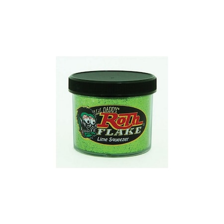 Roth Flake & Pearl Product Lime Squeezer Solid Metal Flake, .008 Lil Size, 2oz Jar LRF109